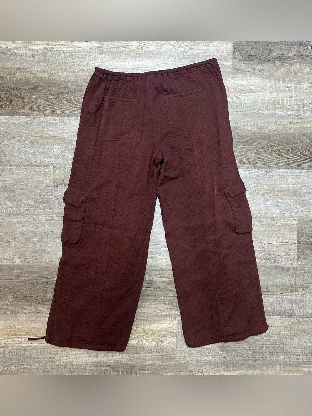 SER.O.YA Zira Gauze Cargo Pant | Brown New - Picture 7 of 12